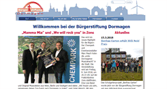Desktop Screenshot of buergerstiftung-dormagen.de