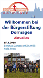 Mobile Screenshot of buergerstiftung-dormagen.de